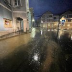 Vermurung und Überschwemmung der Hauptstraße