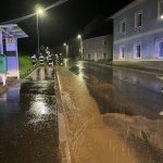Vermurung und Überschwemmung der Hauptstraße