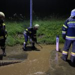 Vermurung und Überschwemmung der Hauptstraße