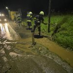 Vermurung und Überschwemmung der Hauptstraße