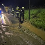 Vermurung und Überschwemmung der Hauptstraße