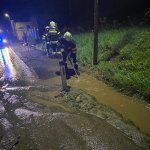 Vermurung und Überschwemmung der Hauptstraße