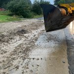 Einsätze &raquo;  Einsätze 2024 &raquo; Murenabgang Bundesstraße B115