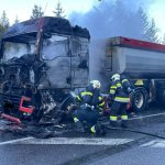 LKW-Brand auf der Passhöhe am Präbichl